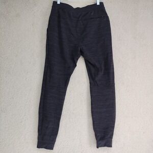 Lululemon Joggers Womens S Black Heather Drawstring Zipper Pocket Athleisure